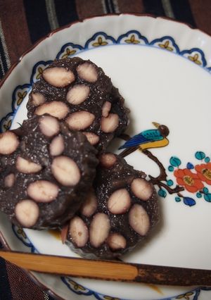 黒豆煮があれば♪レンジで和菓子-レシピのメイン写真