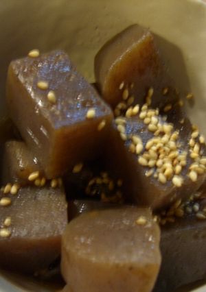 蒟蒻の甘辛煮-レシピのメイン写真