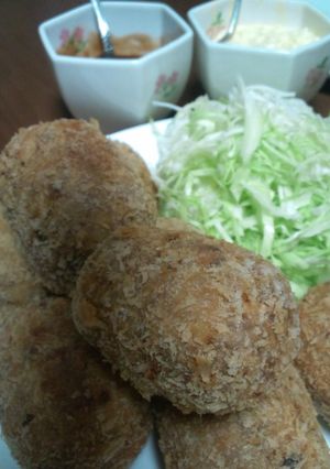 カラダにいいね！マグロとおからのコロッケ-レシピのメイン写真