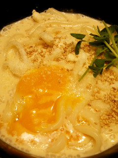 おひとりさまの低カロカルボナーラうどん-レシピのメイン写真