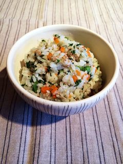 春菊としらすの混ぜご飯-レシピのメイン写真