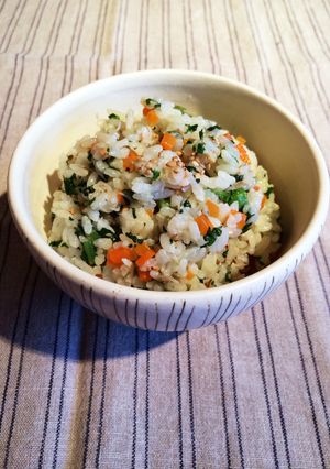 春菊としらすの混ぜご飯-レシピのメイン写真