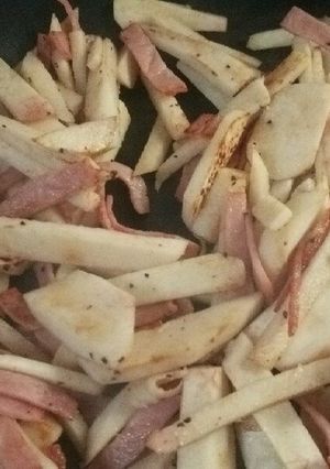 小芋のベーコン炒め-レシピのメイン写真