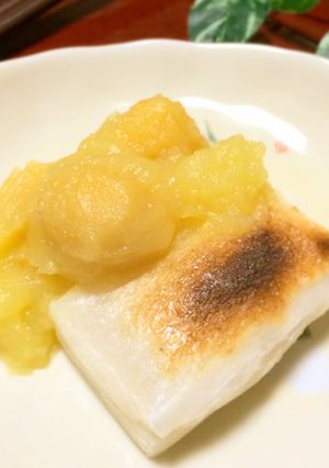 お正月の残りもの♪栗きんとん餅-レシピのメイン写真