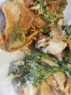 セロリの葉とさつま揚げのかき揚げ-レシピのメイン写真