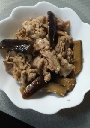 豚肉と長茄子の炒め煮-レシピのメイン写真