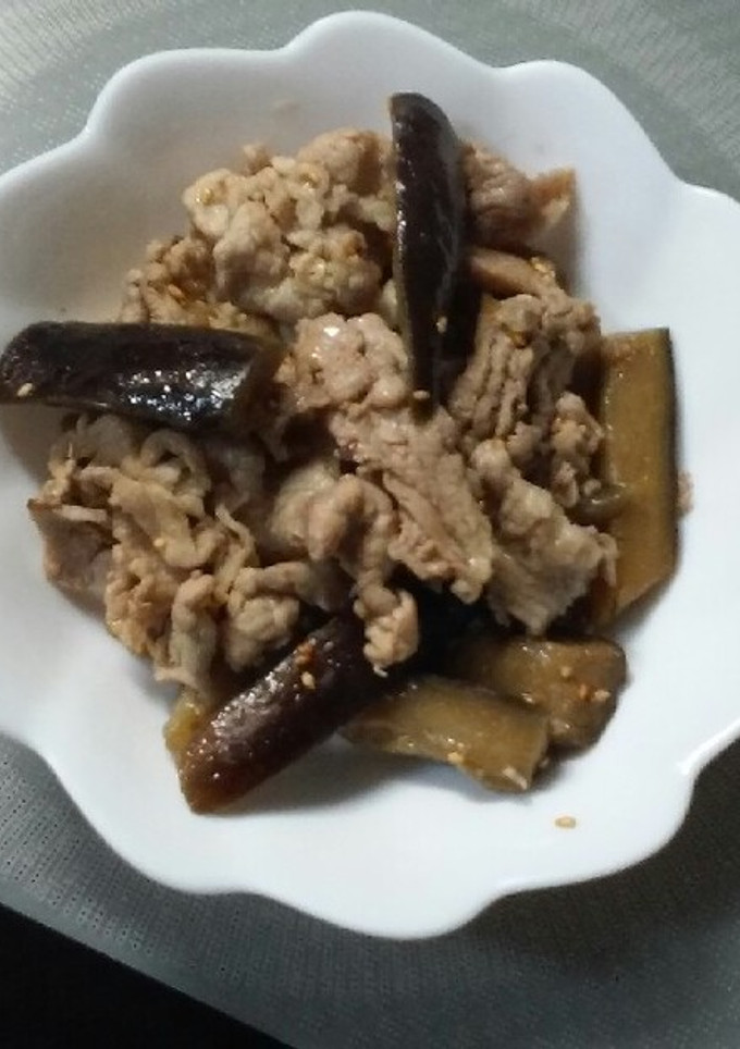 豚肉と長茄子の炒め煮-レシピのメイン写真