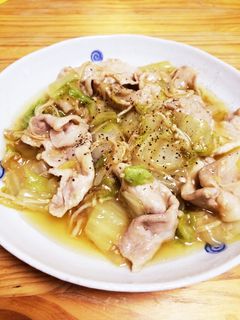 豚バラ白菜のごまポンあんかけ-レシピのメイン写真