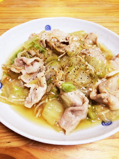 豚バラ白菜のごまポンあんかけ-レシピのメイン写真