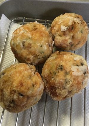 冷えてもふんわり！はんぺんでエビ団子-レシピのメイン写真
