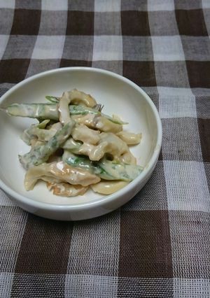 アスパラと竹輪のゴママヨネーズ和え-レシピのメイン写真