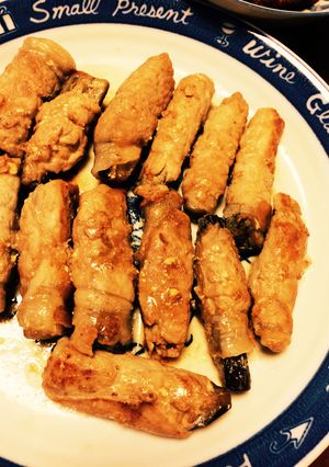 お弁当にも！なすのめんつゆ豚肉巻き-レシピのメイン写真