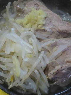 茹で豚ともやしの煮浸し風-レシピのメイン写真