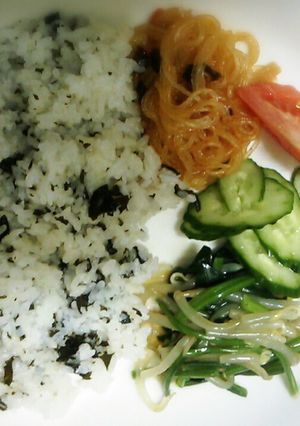 簡単♩給食の味♩わかめご飯♡-レシピのメイン写真