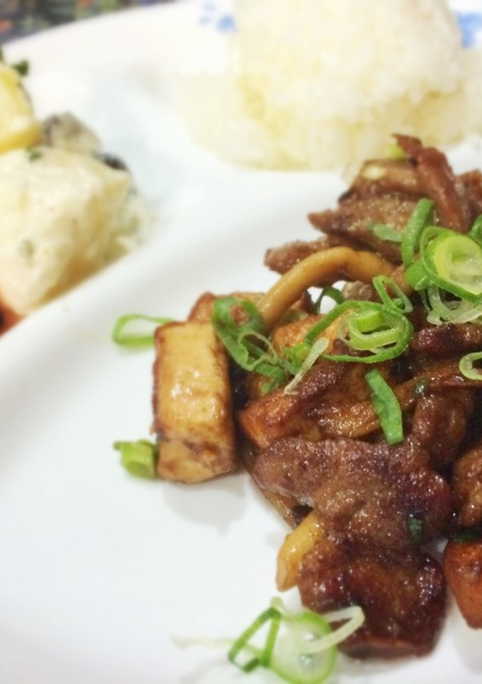 ごはんが進む〜！！豚肉と厚揚げの味噌炒め-レシピのメイン写真