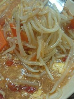 リメイク?トマトスープ餡かけぱすた♬-レシピのメイン写真