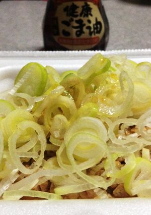 ひきわり納豆のごま油風味☆-レシピのメイン写真