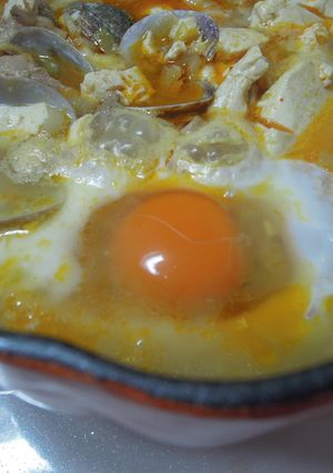 ストウブ【staub】❦スンドゥブチゲ-レシピのメイン写真