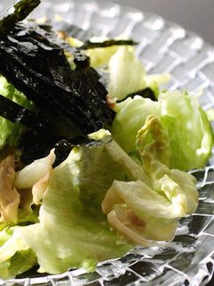 レタスとササミのもみ海苔サラダ-レシピのメイン写真
