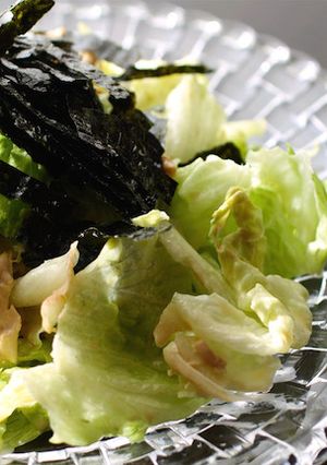 レタスとササミのもみ海苔サラダ-レシピのメイン写真