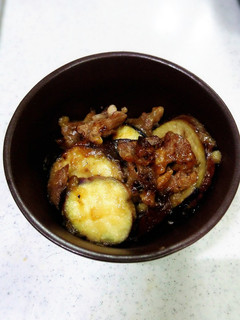 なすと牛肉の味噌和え-レシピのメイン写真