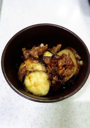 なすと牛肉の味噌和え-レシピのメイン写真