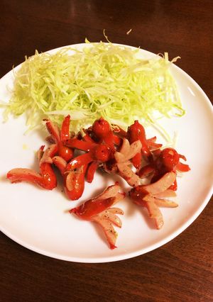 赤いウィンナー （タコ）-レシピのメイン写真