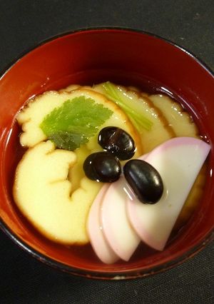 お節リメイク！伊達巻のお吸い物-レシピのメイン写真
