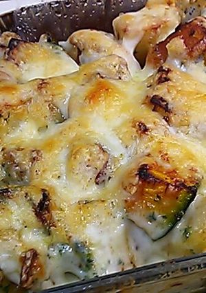 《じゃがいも＊カボチャのチーズ焼き》-レシピのメイン写真