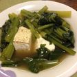 おでんの残り汁で小松菜の煮浸し