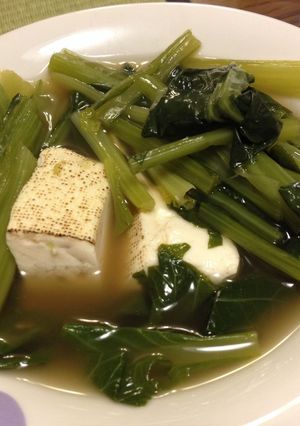 おでんの残り汁で小松菜の煮浸し-レシピのメイン写真