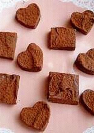 材料3つ♪簡単バレンタインチョコ☆-レシピのメイン写真