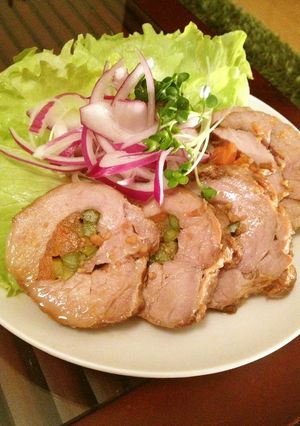 ☆炊飯器で！豚肉ロールチャーシュー☆-レシピのメイン写真