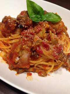 チキンとキノコのトマトパスタ♡-レシピのメイン写真