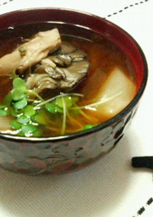 甘い☆蕪（かぶ）と舞茸の味噌汁-レシピのメイン写真