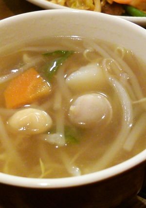 スープ、味付け醤油オンリー。-レシピのメイン写真