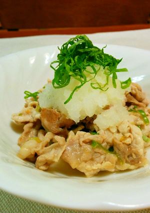 塩レモンで☆おろし豚しゃぶ風-レシピのメイン写真