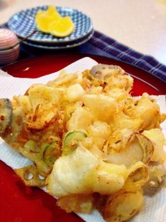 サクッ!百合根とベビー帆立のかき揚げ-レシピのメイン写真