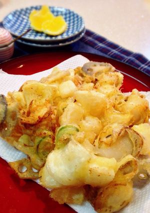 サクッ！百合根とベビー帆立のかき揚げ-レシピのメイン写真