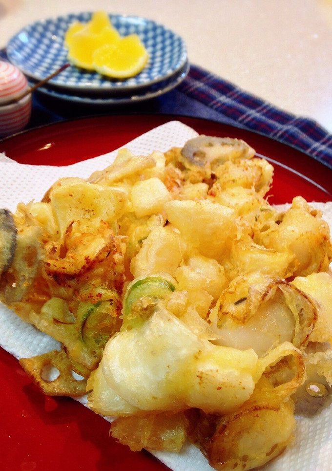 サクッ！百合根とベビー帆立のかき揚げ-レシピのメイン写真