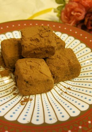 はったい粉入り生チョコ＊麦チョコ風味-レシピのメイン写真
