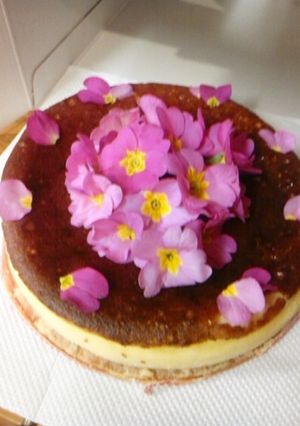 超簡単ベイクドチーズケーキ【FP使用】-レシピのメイン写真