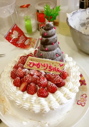簡単！親子でバースデーケーキ-レシピのメイン写真