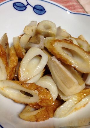 ちくわとレンコンのにんにくバター炒め-レシピのメイン写真
