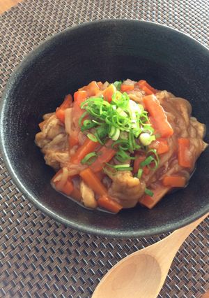 切り干し大根の残りで簡単あんかけ丼-レシピのメイン写真