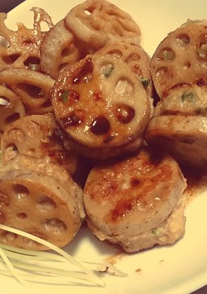 歯応え栄養抜群！レンコン肉詰め-レシピのメイン写真