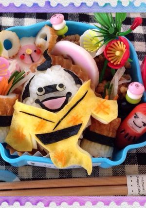 妖怪ウォッチよりうぃすべぇ❤︎キャラ弁-レシピのメイン写真