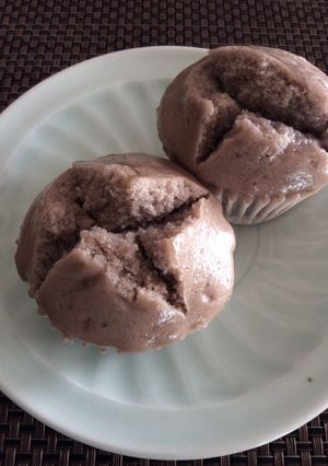 黒豆の甘煮で米粉のふわふわ蒸しケーキ-レシピのメイン写真