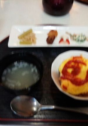 ノンオイルオムライス朝食-レシピのメイン写真