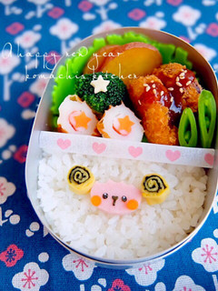 幼稚園 お弁当♡ひつじ キャラ弁 簡単-レシピのメイン写真